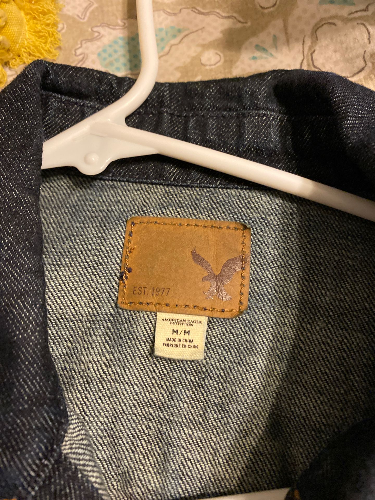 American Eagle denim dark jacket MEDIUM