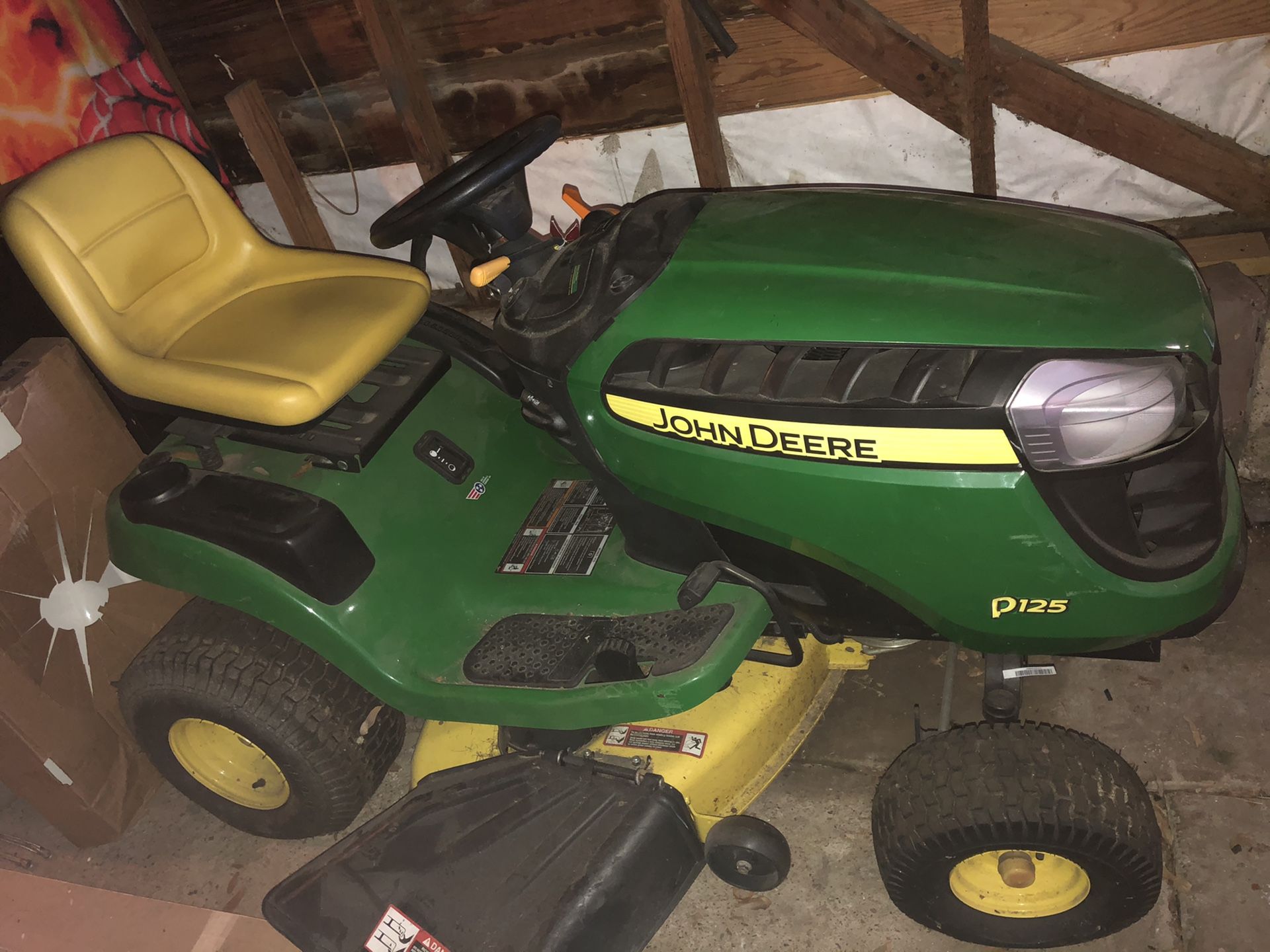 John Deere D125 Riding Lawn Mower And Tractor For Sale In Dallas Tx Offerup 4891