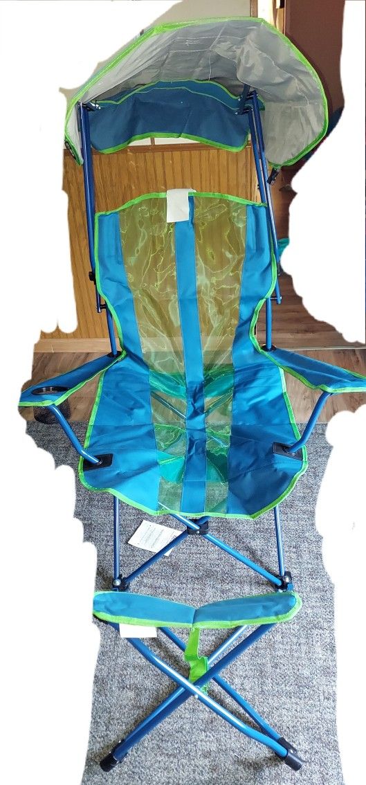 Canopy Chair With Ottoman