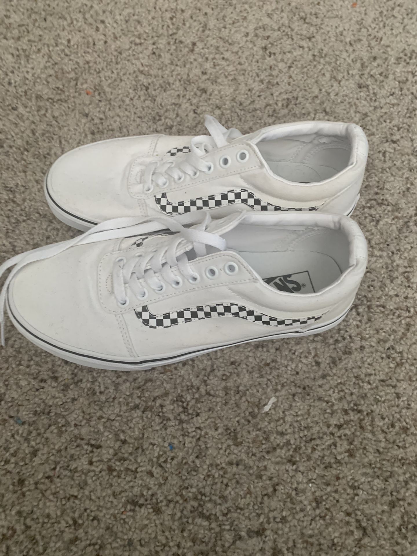 White Vans Size 8.5(M)
