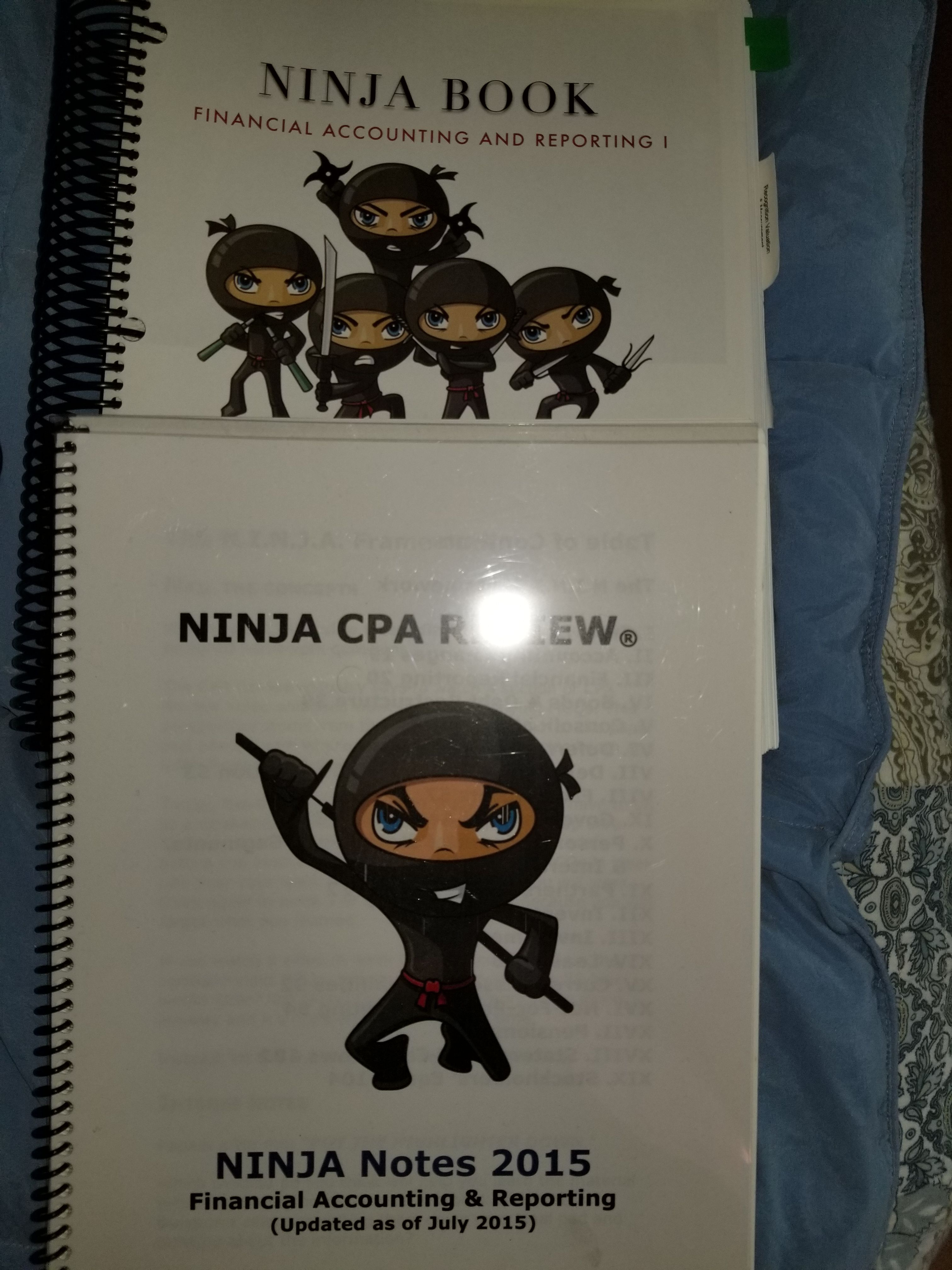 cpa study material ninja notes