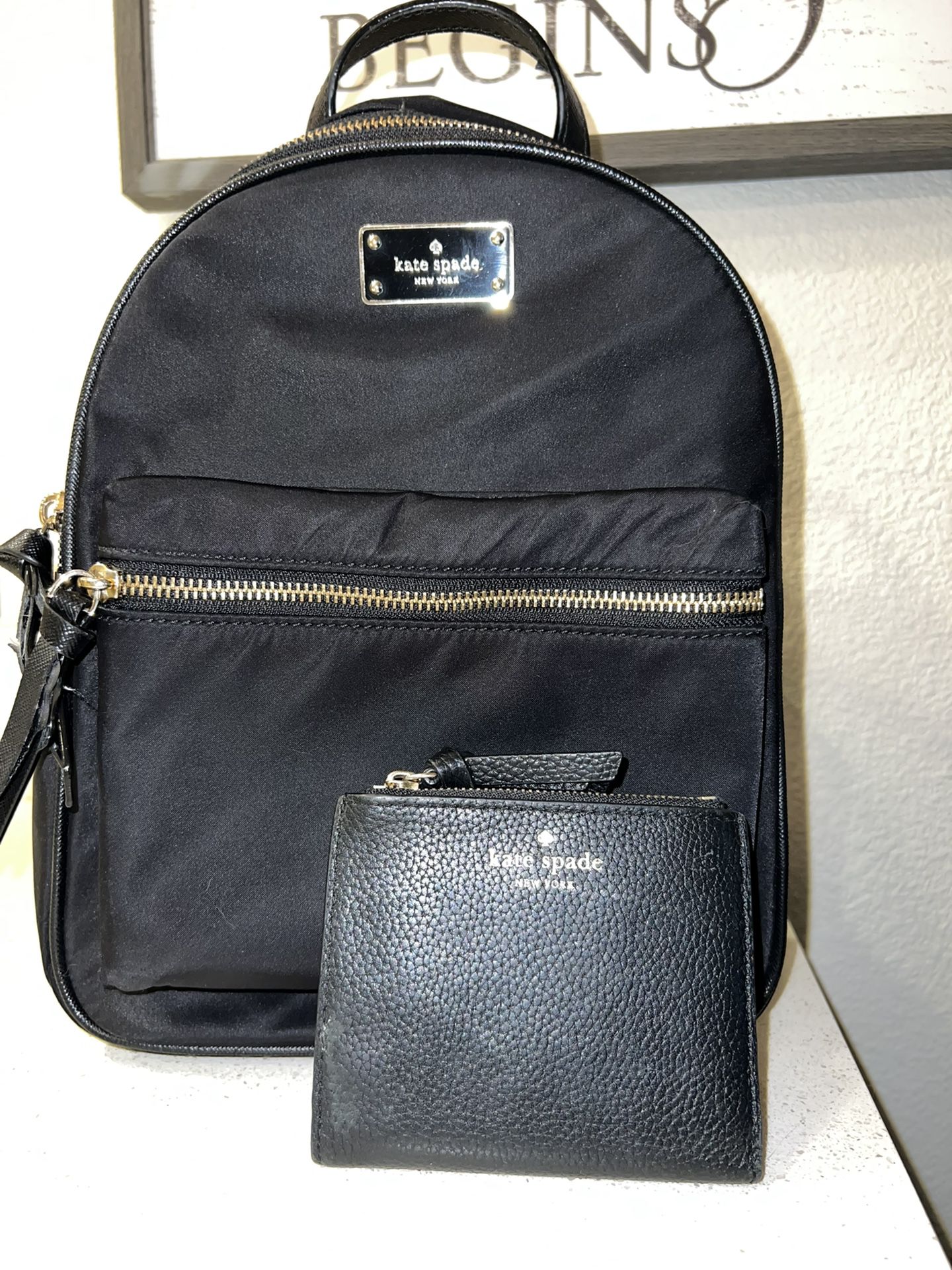 Kate Space Backpack & Wallet