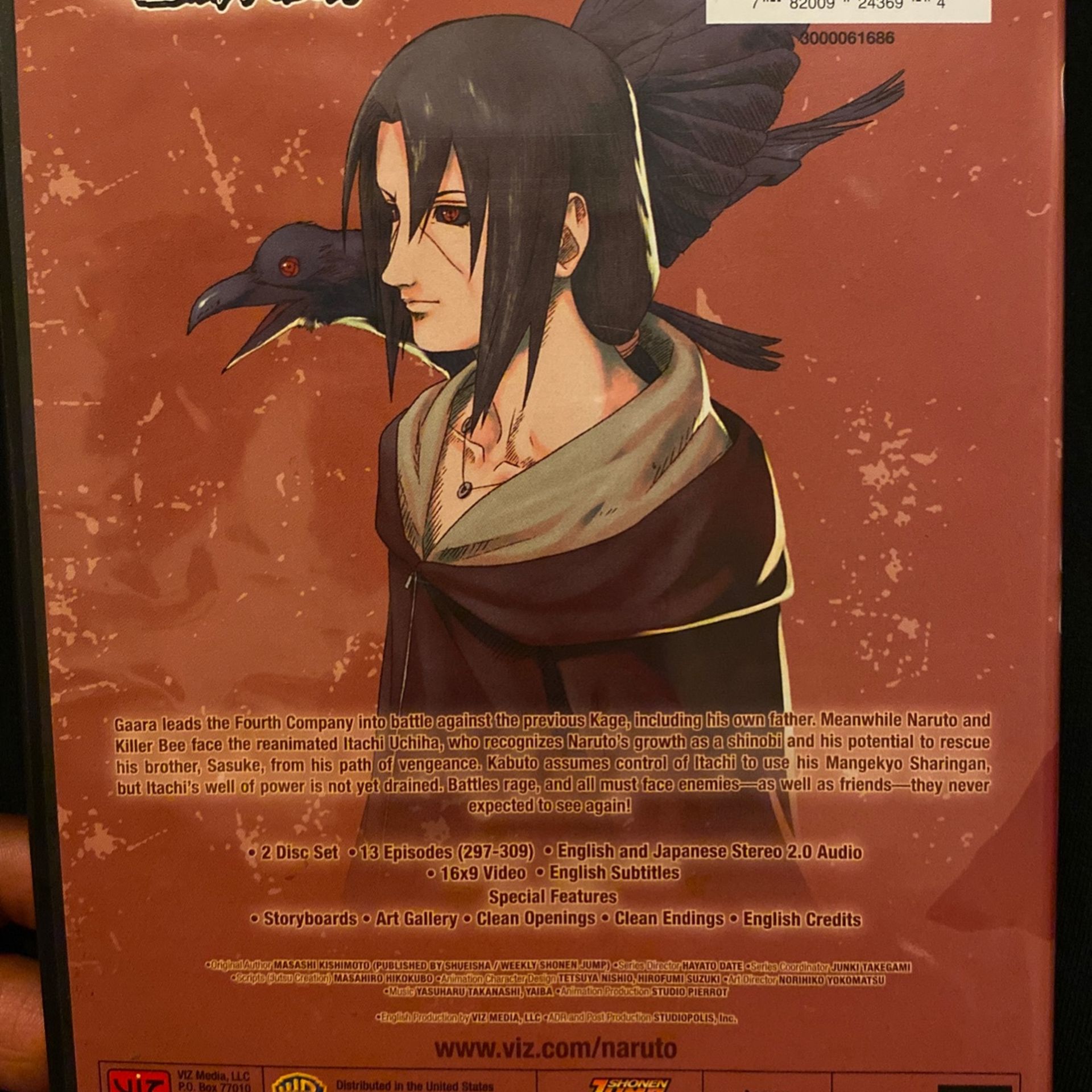 NARUTO SHIPPUDEN (24&25) 4 DISCS SET