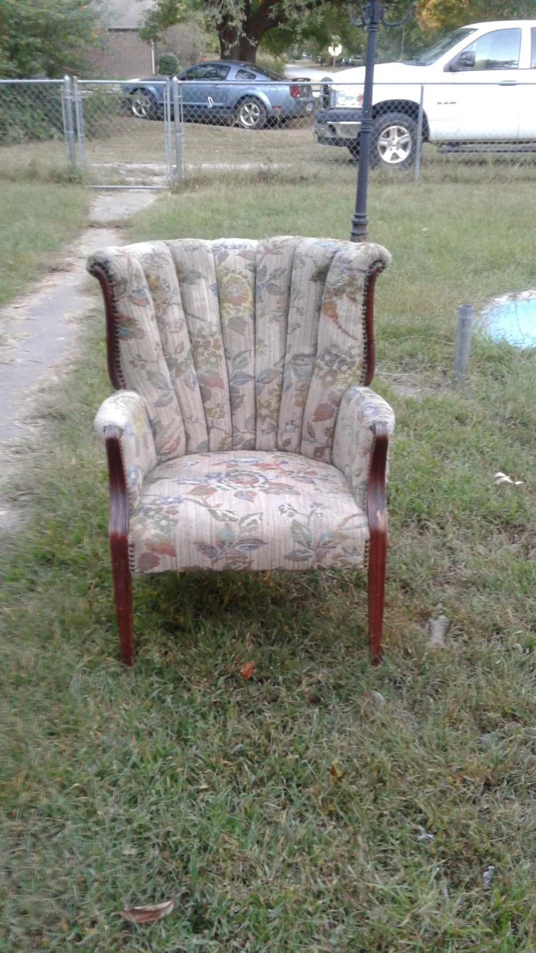 Victorian wingback chair....Make offer