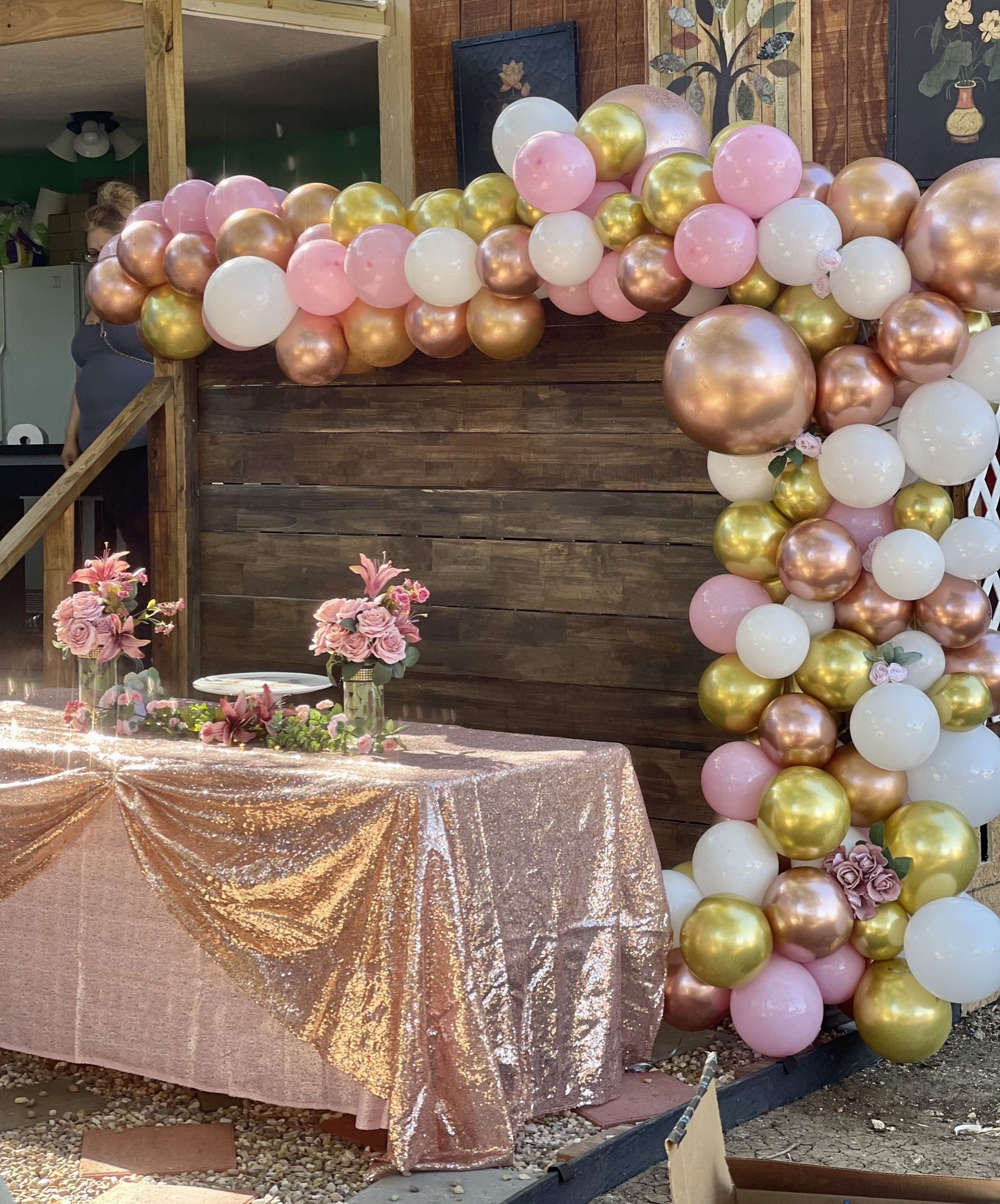 Rustic Wood Backdrop