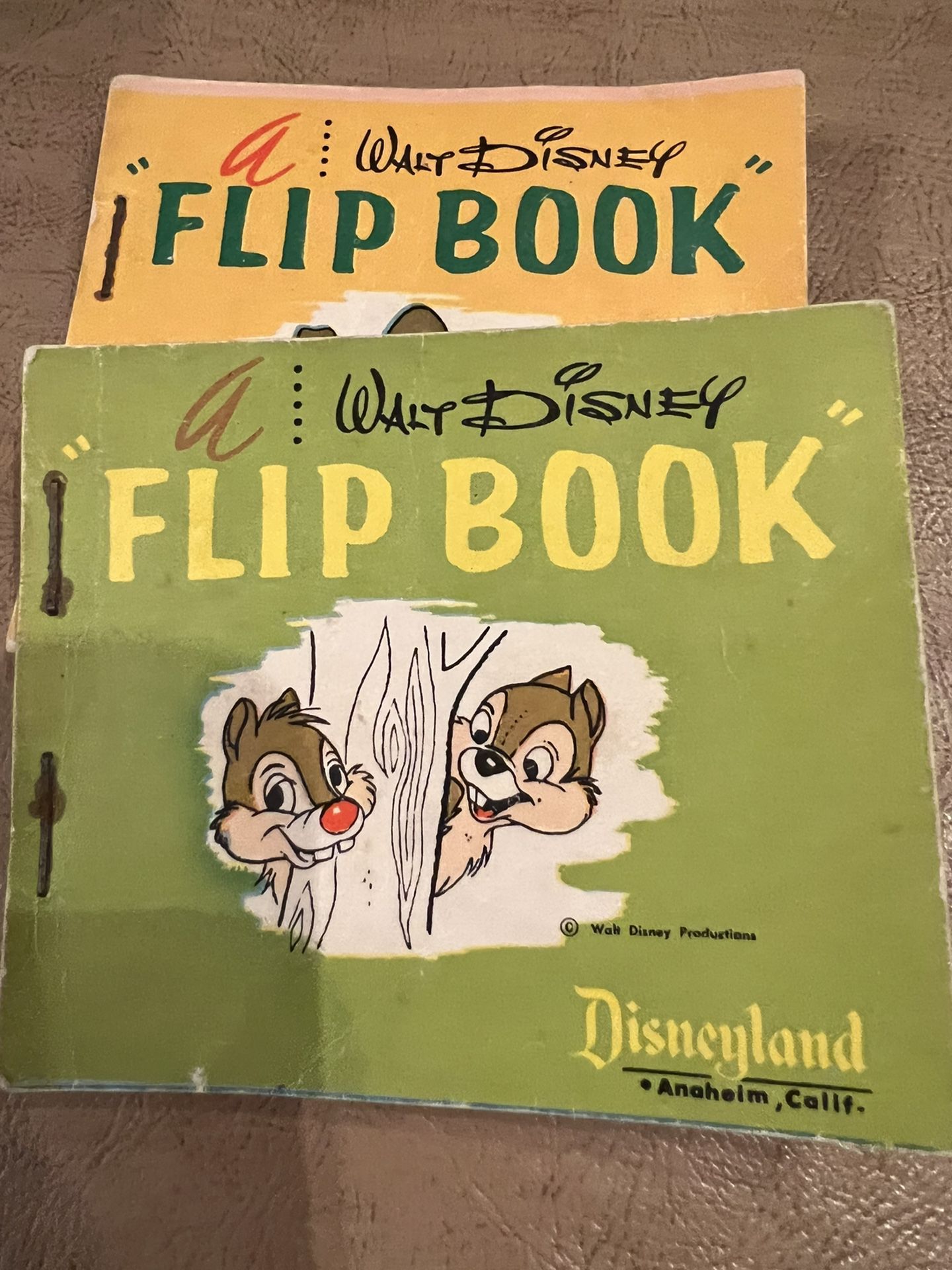 Disney Flip Books  Mickey, Donald, Pluto, Chip And Dale