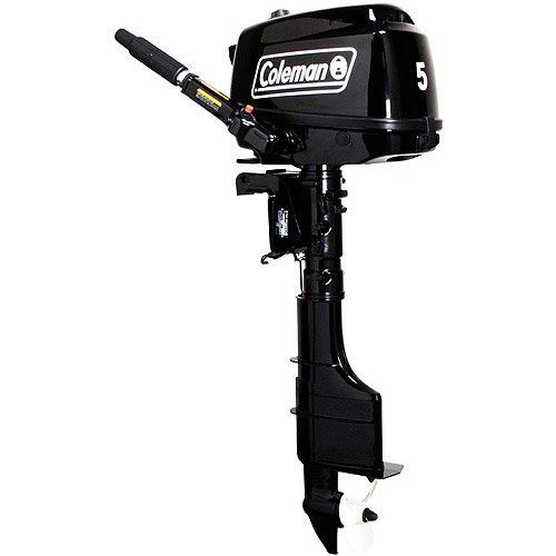 Coleman PowerSports 5 HP Manual Start Outboard Motor,Short Shaft 4 stroke (never Used ) - $800