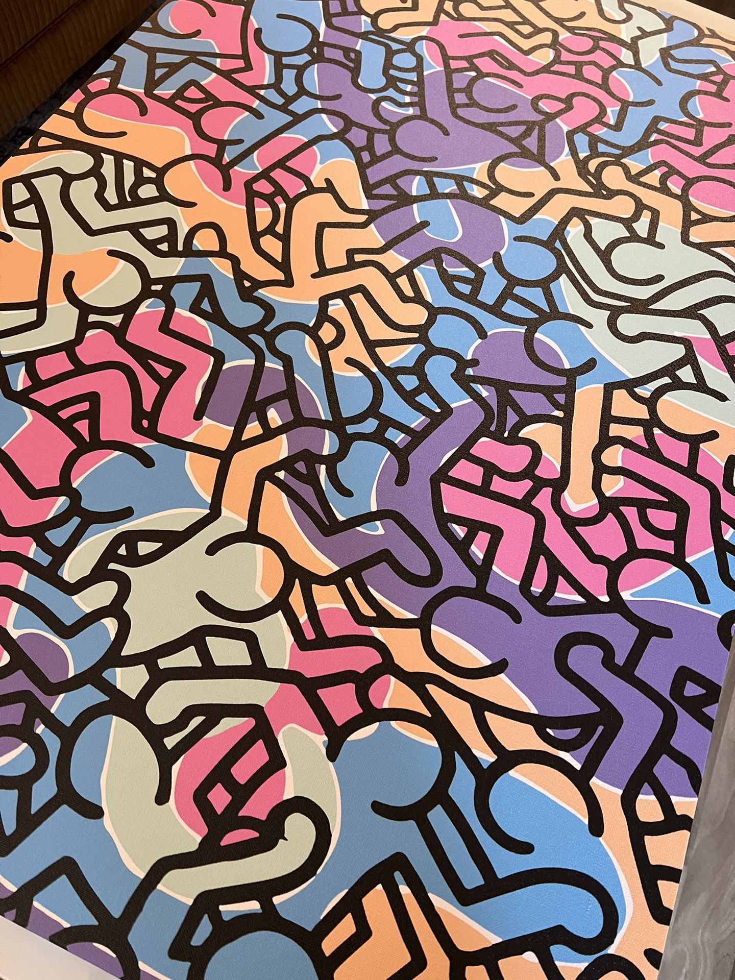 NEW Keith Haring On Canvas