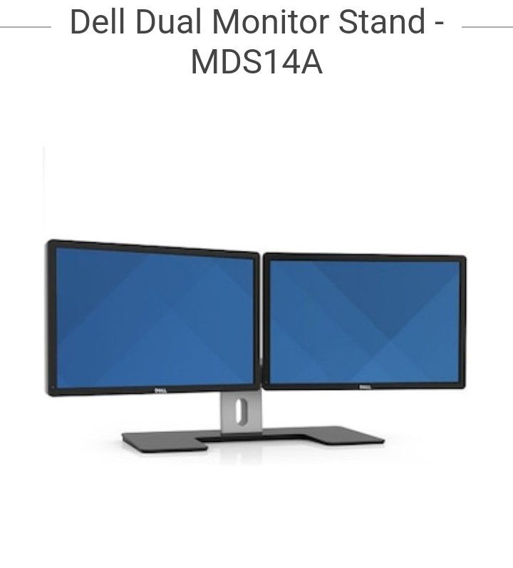 Dual dell monitor stand. MDS14A