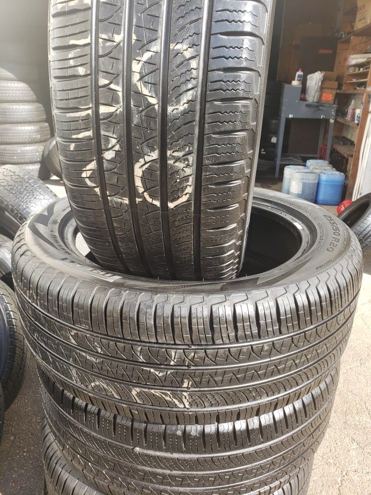 4 Pirelli Tires 255/50/20 $350 Mounting And Balance Included Very Good Condition