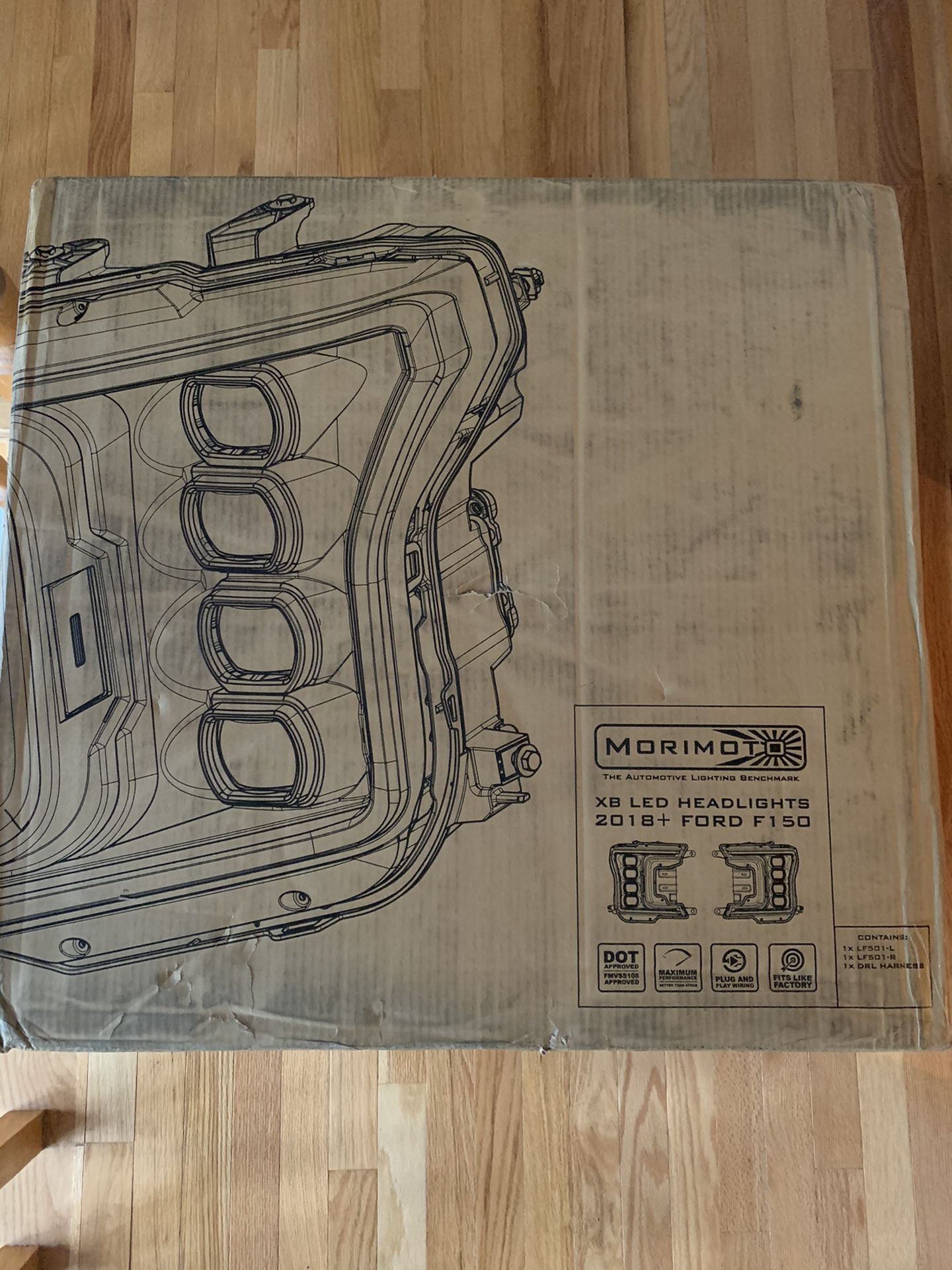 2018+ F-150 LED Morimoto XB headlights, never been opened