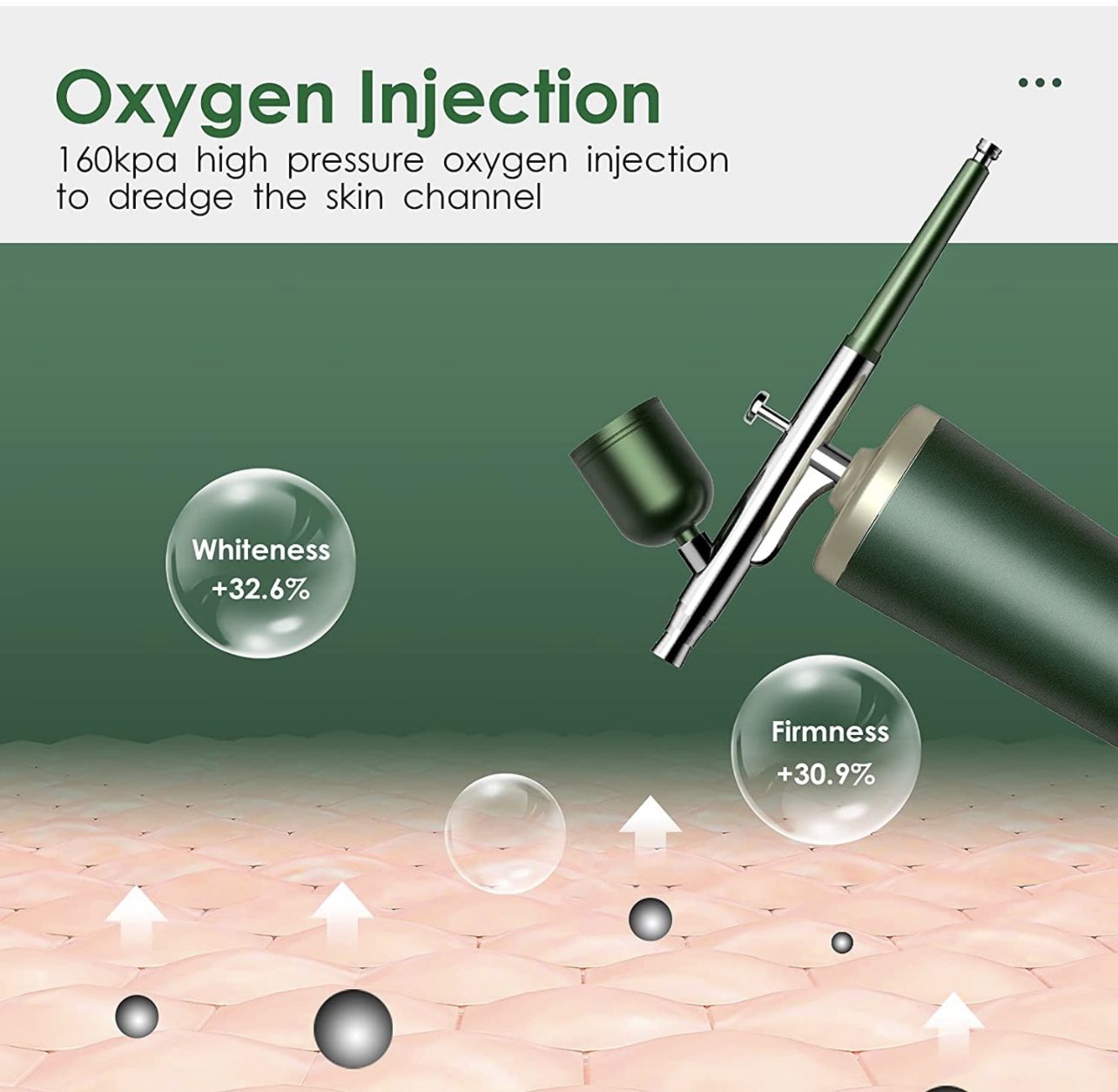 Oxygen facial machine – Anti-Aging Skin Care nano Facial Steamer – Portable Makeup Airbrush – Ideal Water Mister for Natural and lowing Complexity – M