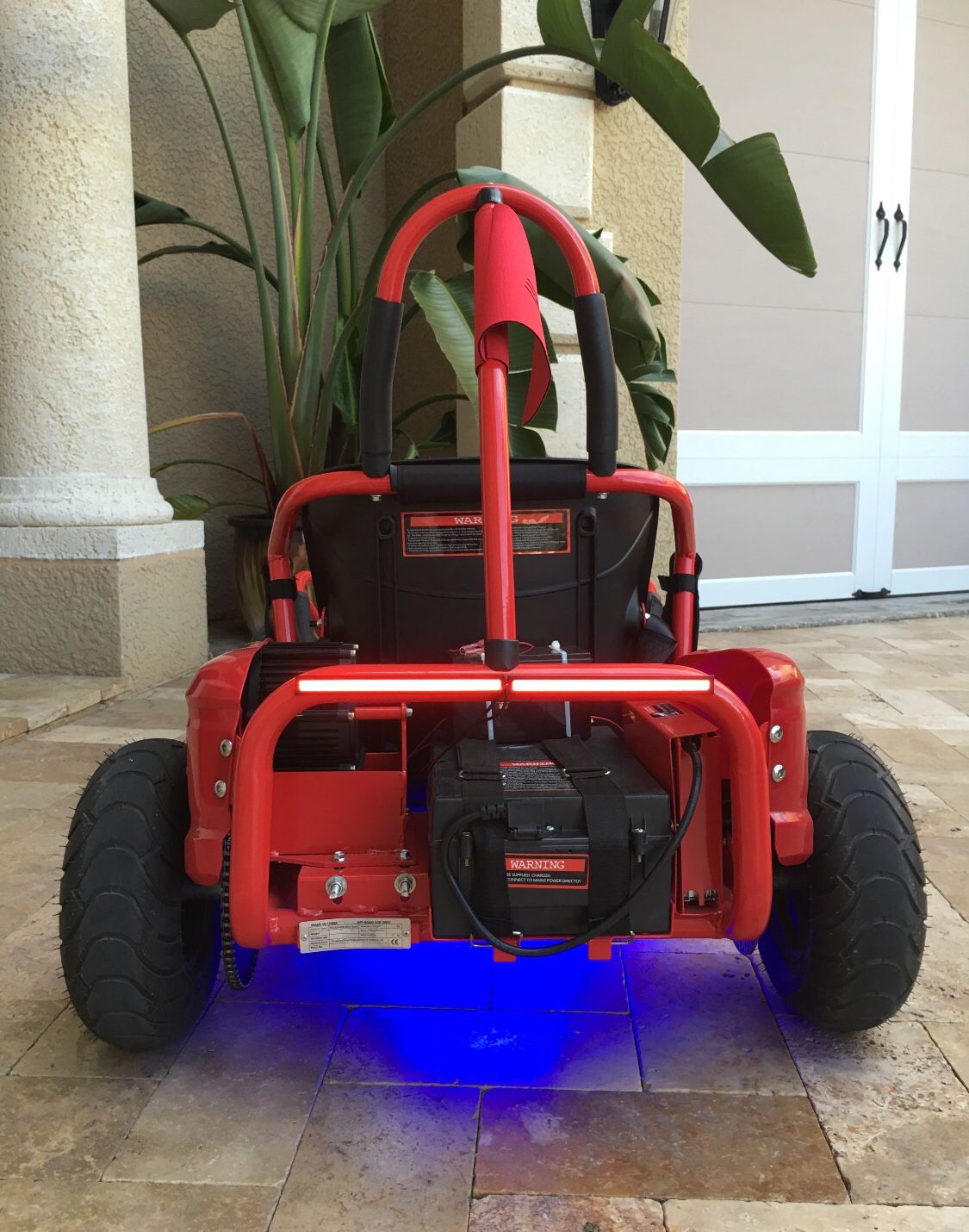 Red GoKart (GoBowen Baja 1000W 48V Electric gokart) for Sale in