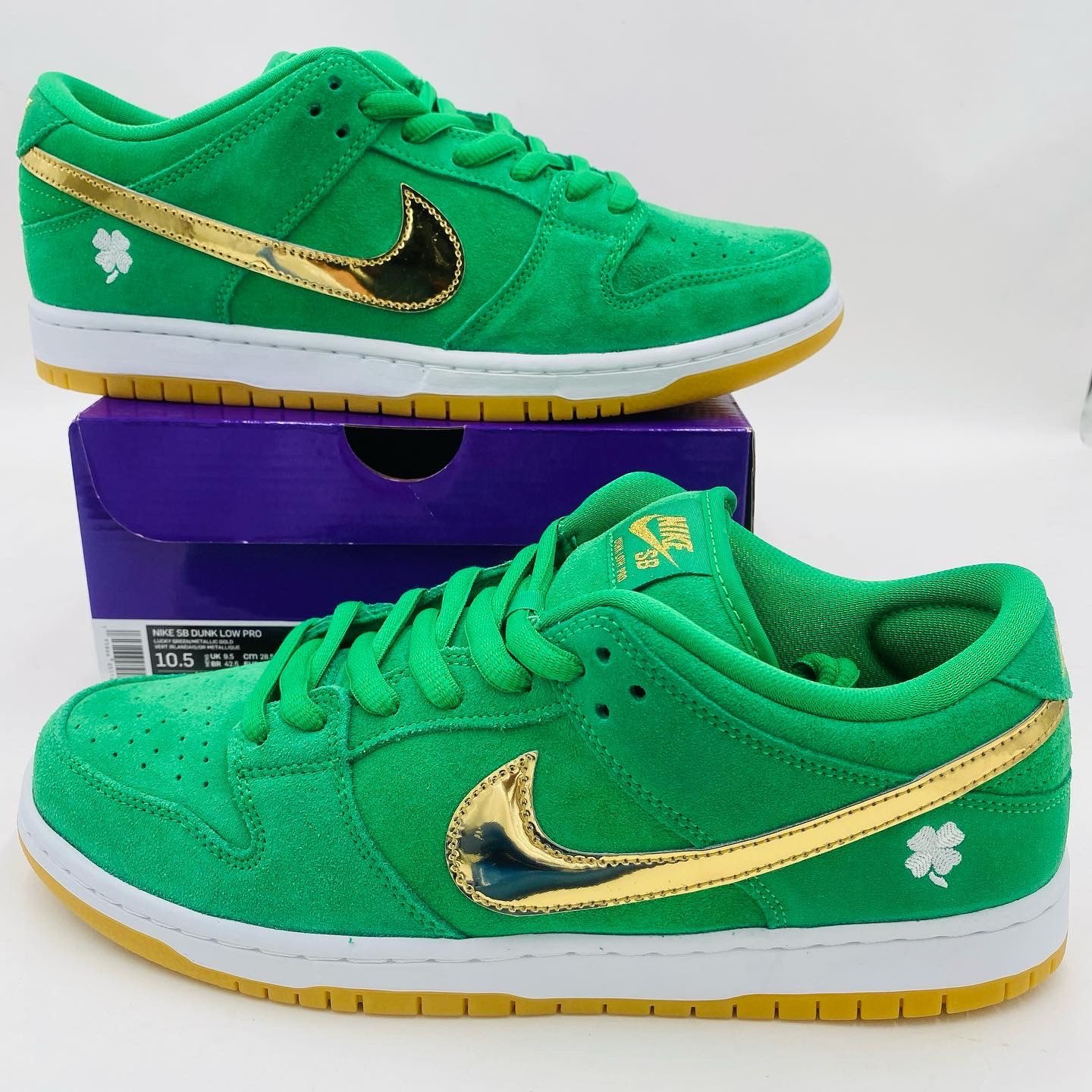 Nike SB Dunk Low Lucky Green St. Patricks Day Size 10.5