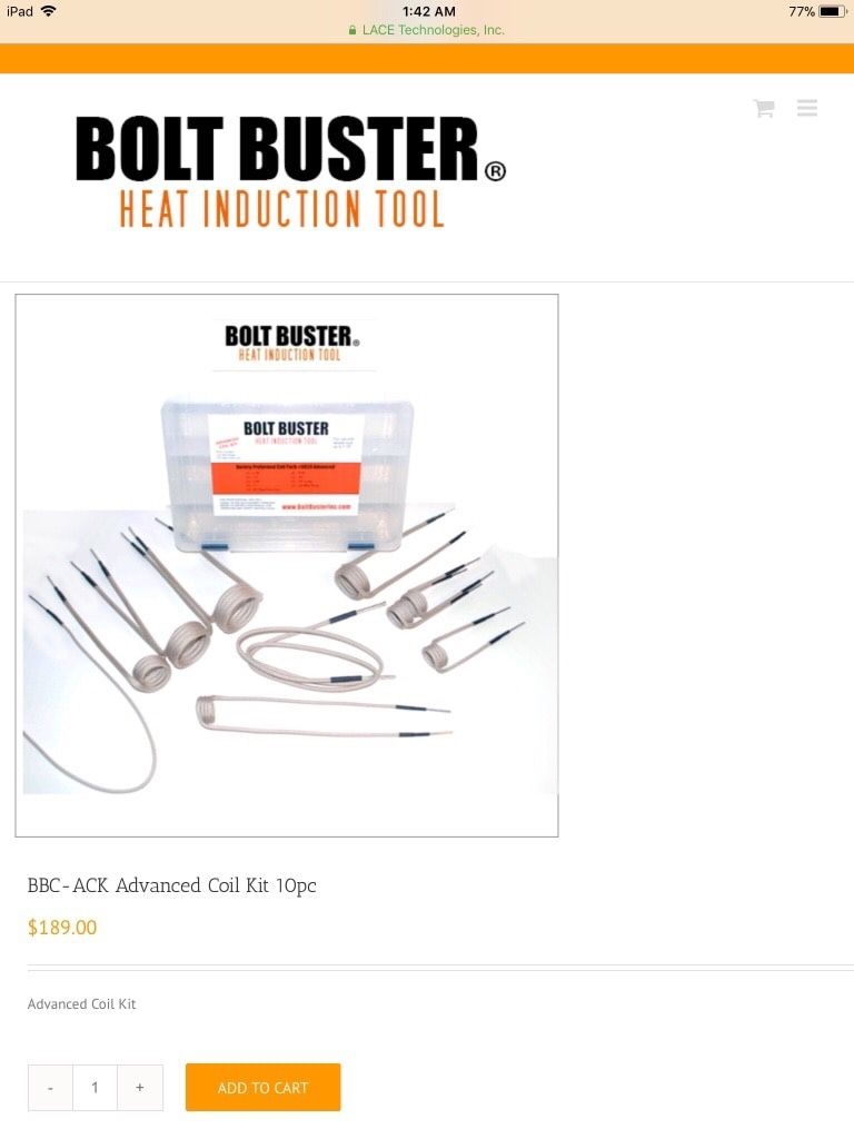 *NEW* Bolt Buster Heat Induction Tool Kit *NEW* for Sale in Fort Carson