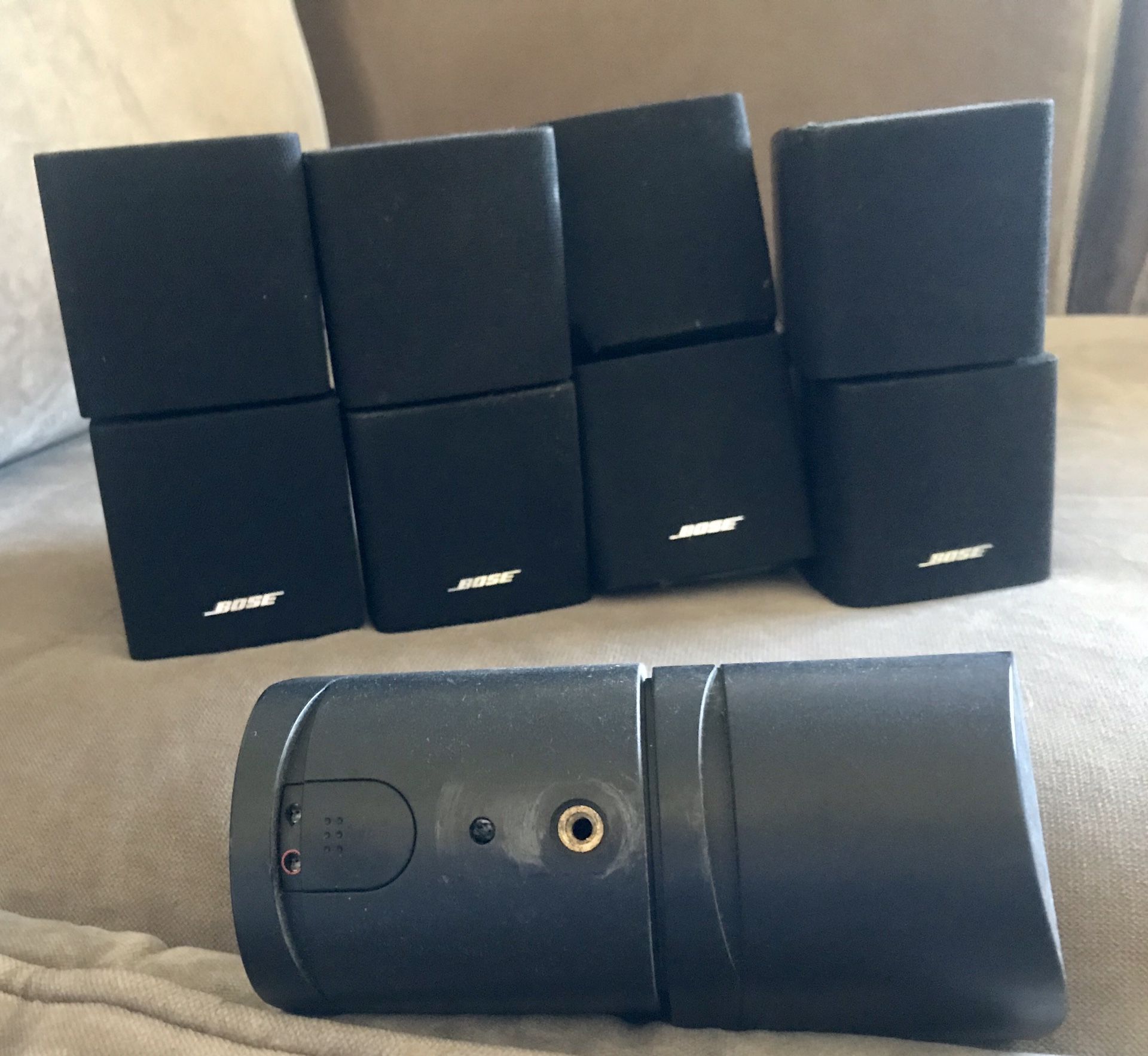 BOSE 5 speaker surround sound speakers and wooferand
