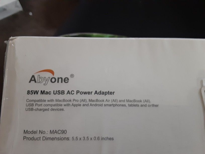 Abyone Slim 85W Power Adapter Charger with USB for Apple MacBook Pro MacBook Air Magsafe2 or MagsafeL 85W 60W 45W Power Ac Adapter, USB Port Charge fo