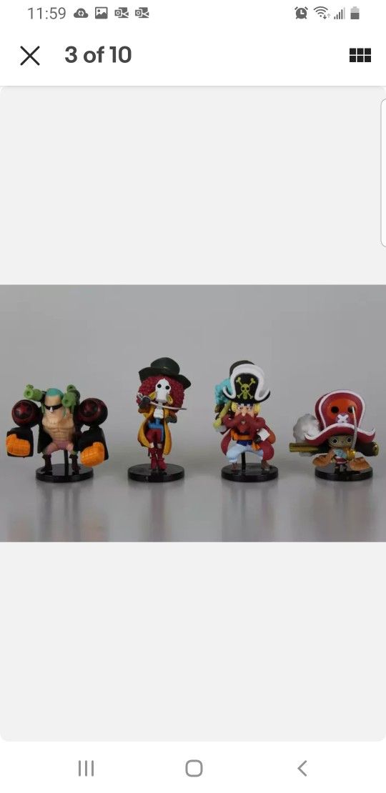 One Piece Anime 9pcs Figure