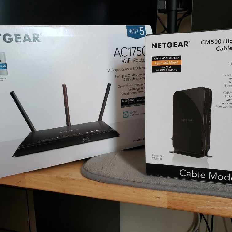 Netgear Router and Modem