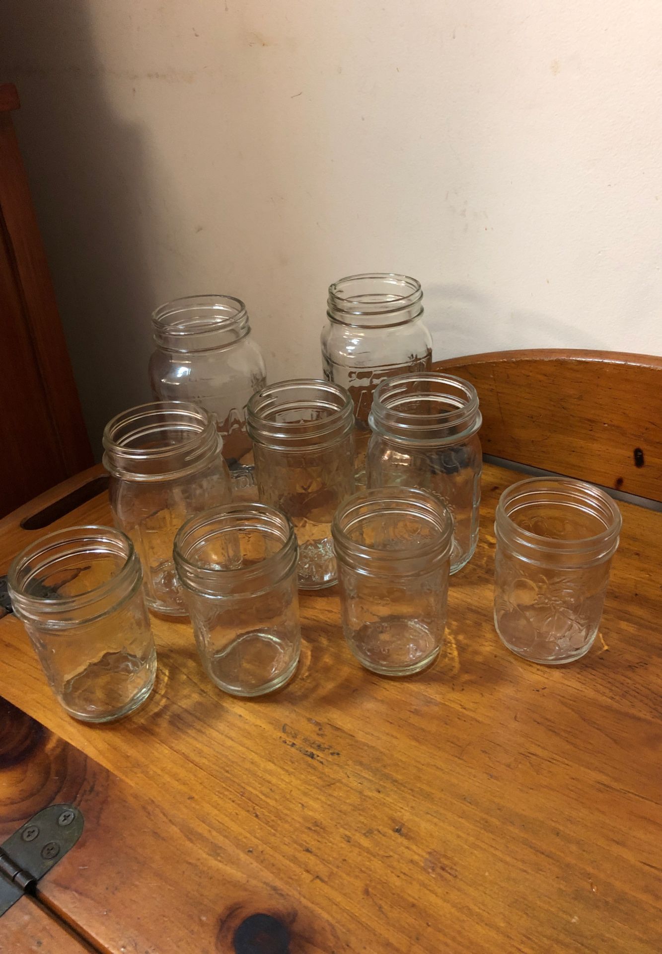 Collection for mason jars for canning