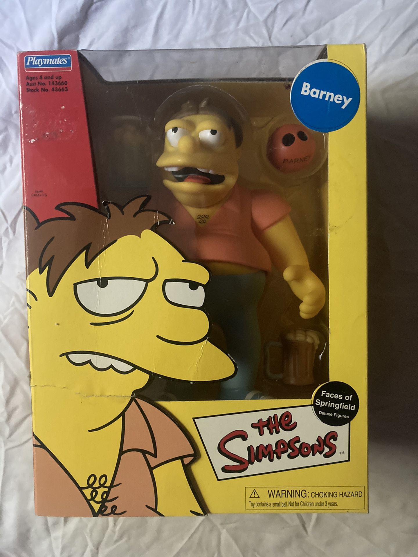 Playmates Simpsons 8inch Barney