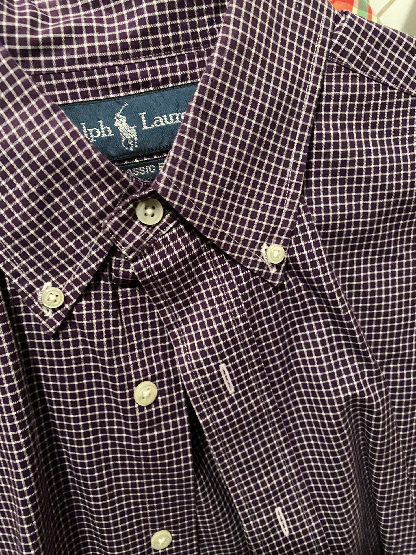 Ralph Lauren Polo Men’s Button Down Dress L/S Shirts Sz M ( 5ea)