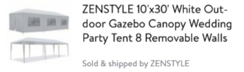 Wedding Style Gazebo Canopy Tent