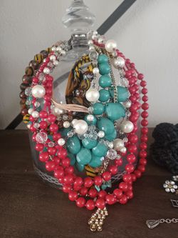 Earrings, Necklaces, Bracelet, Watch, Belts, Brooch  Thumbnail