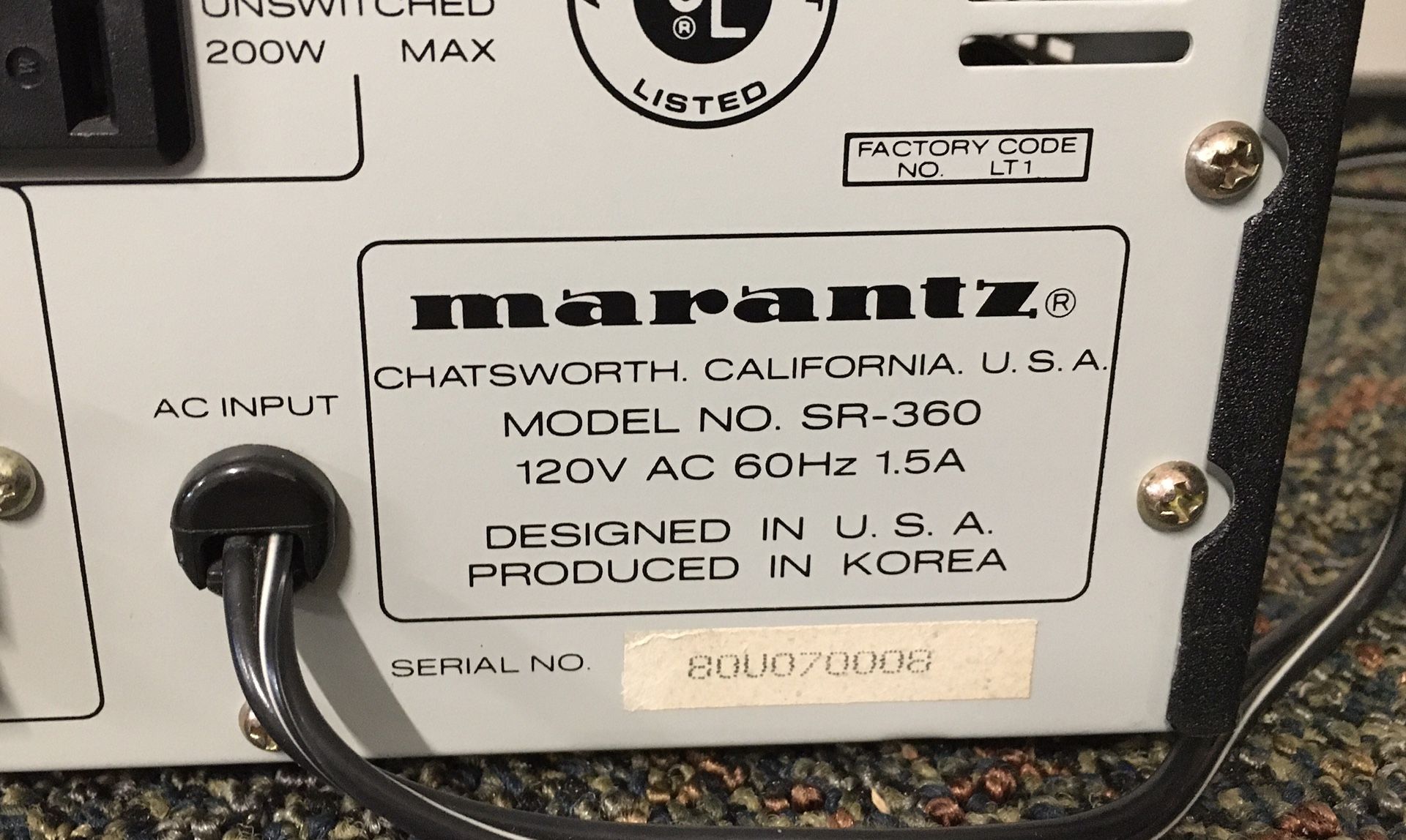 Marantz /Sony Stereo