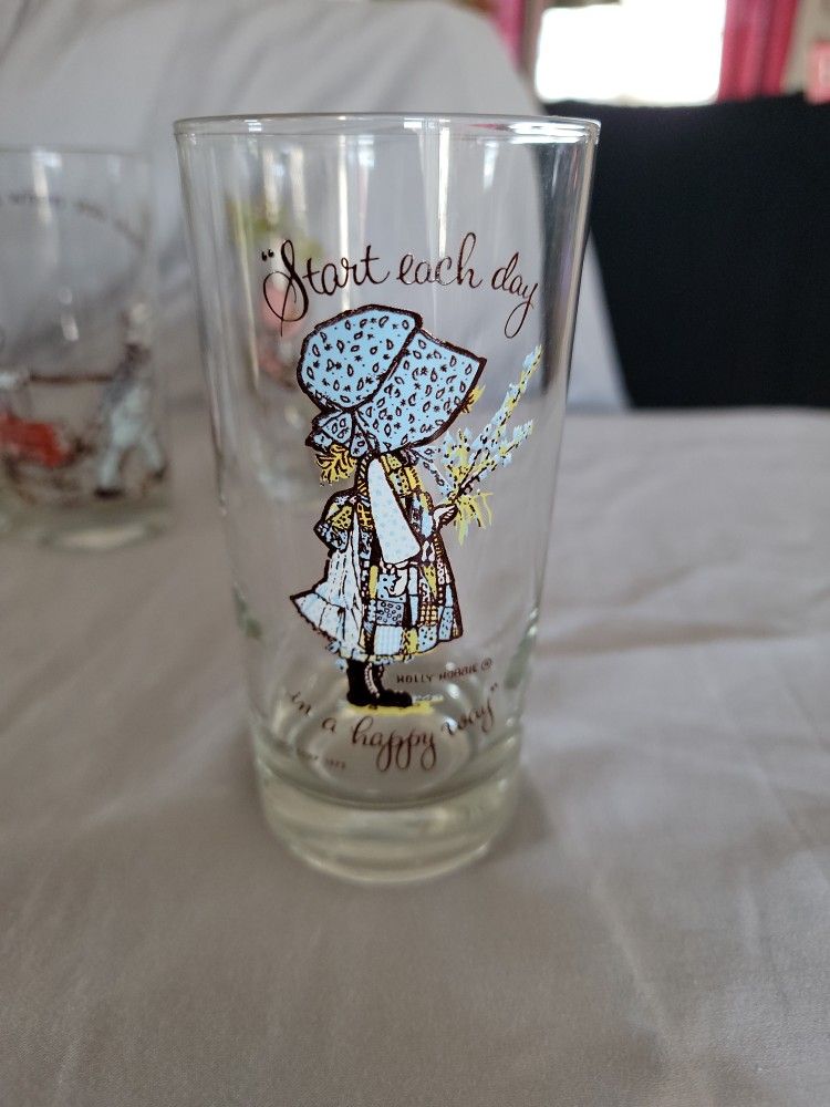 1972 Holly Hobby Collector Glasses From American Greetings