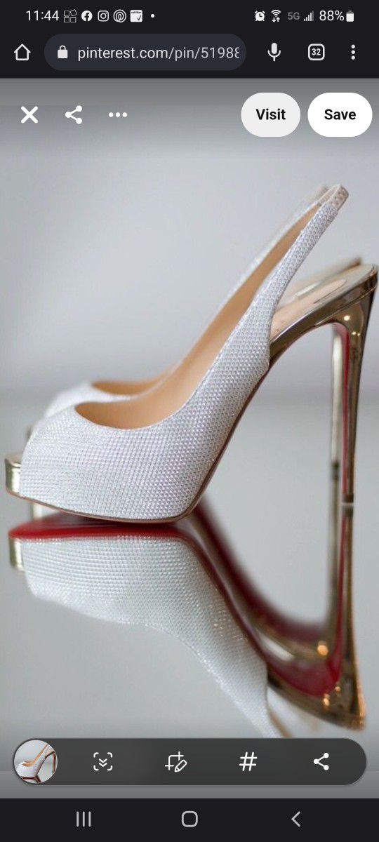 Christian Louboutin Red Bottoms Size 38