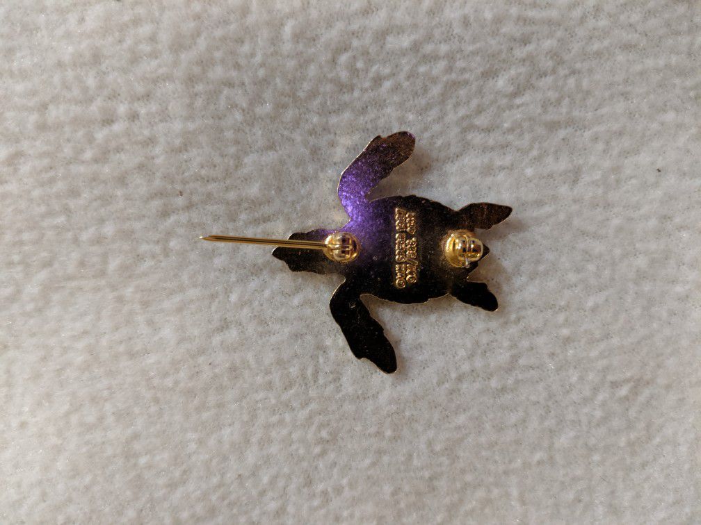 Vintage W.M. Spear 1987 Turtle Pin 