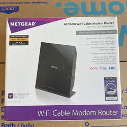 Netgear AC1600 WiFi Cable Modem Router  Thumbnail