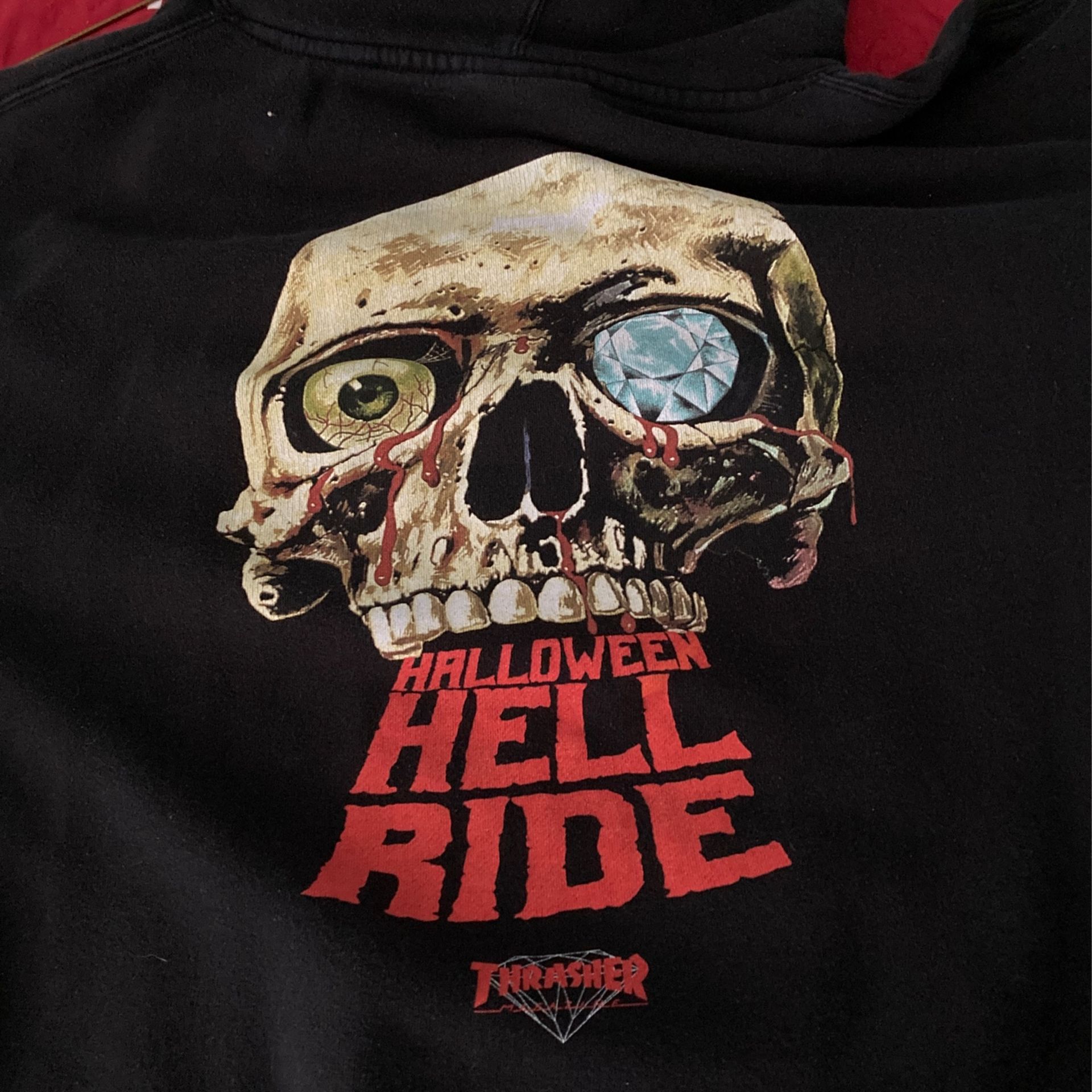 Thrasher X Diamond Halloween Hell Ride Hoodie