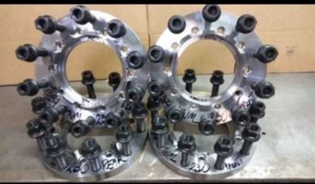 Dually Truck Wheel Adapters Spacers 8x10 10x10