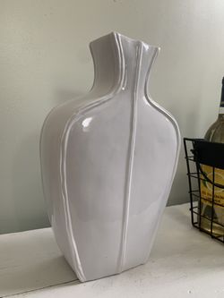 Decorative White Vase  Thumbnail