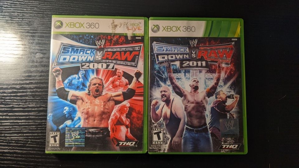 Xbox 360 Games Smackdown Vs Raw x2 for Sale in Glendale, CA 