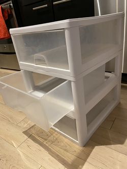 Stackable Storage Drawers (set of 3; they do come apart) Thumbnail