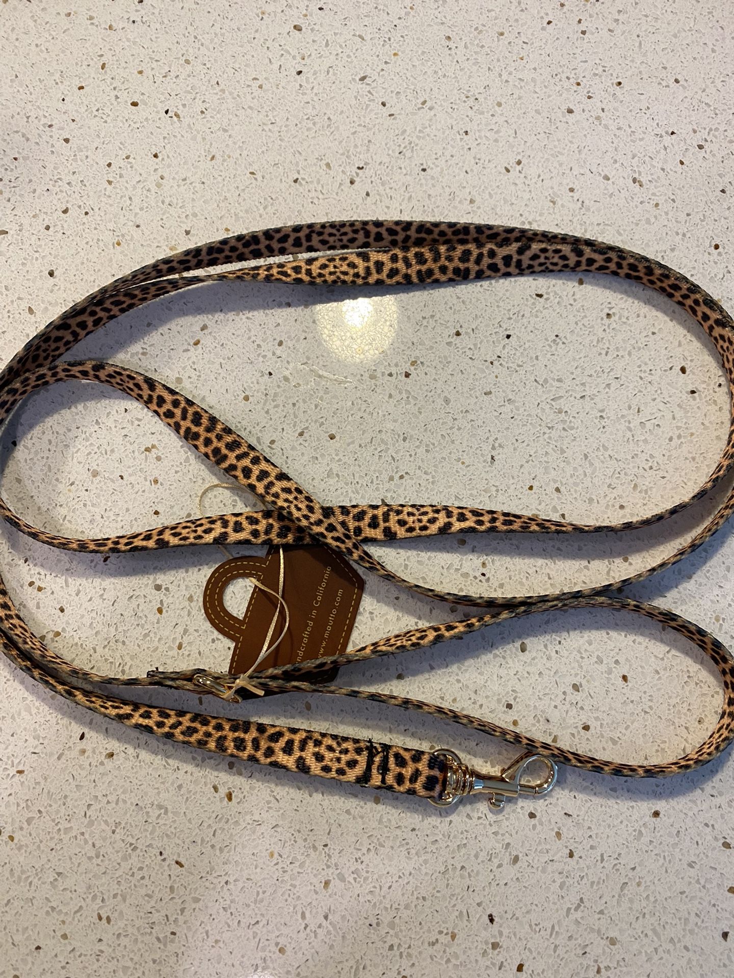 Leopard Print Dog Leash For Petite To Small Size. Animal/Cat/Pet