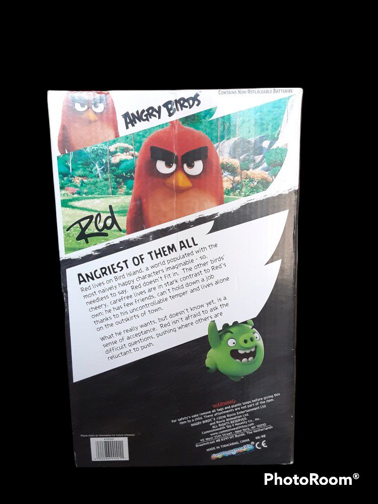 Angry birds Talking Stuffed Plush Red 