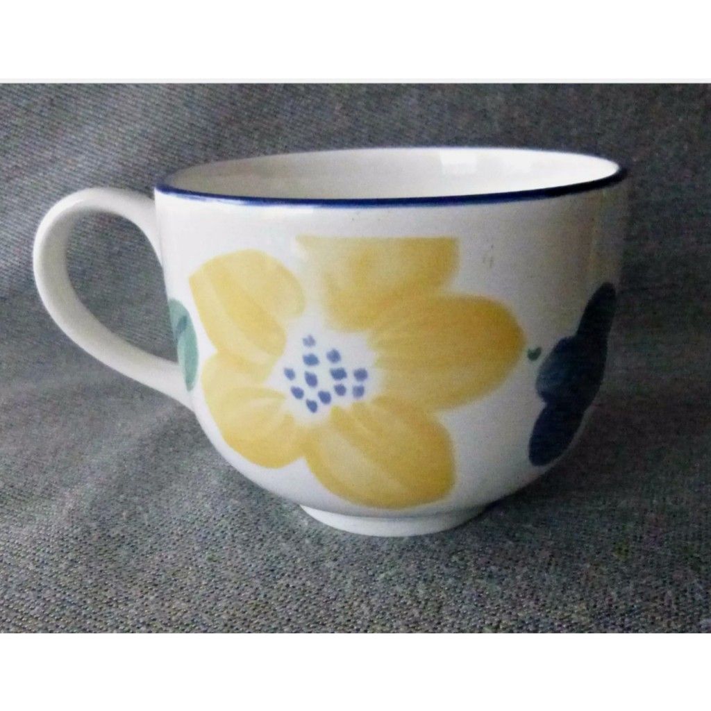 Big Coffee/Tea/Soup Cup/Mug Floral Made in England