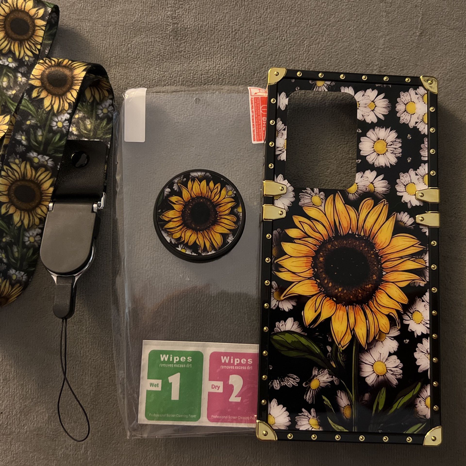 Sunflower Cell Phone Case Set