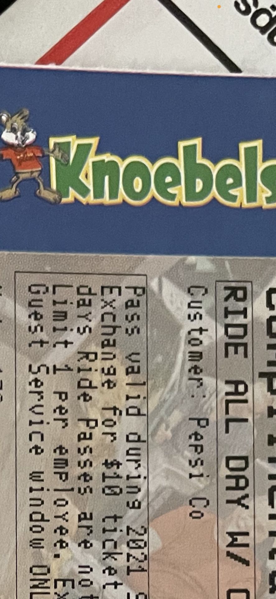 Knoebles Tickets