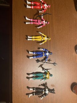 2009 MIGHTY MORPHIN POWER RANGERS COMPLETE SET RARE COLLECTOR'S ITEM Thumbnail