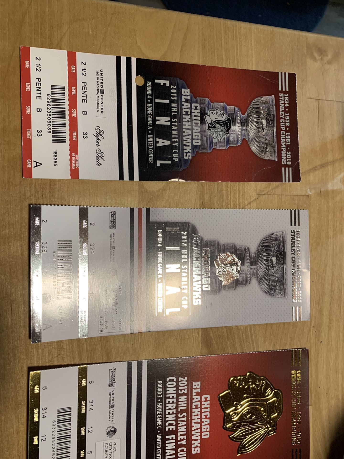Chicago Blackhawks Playoff Ticket Stub