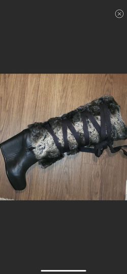 Aldo Dannis black boots size 39-9 Thumbnail