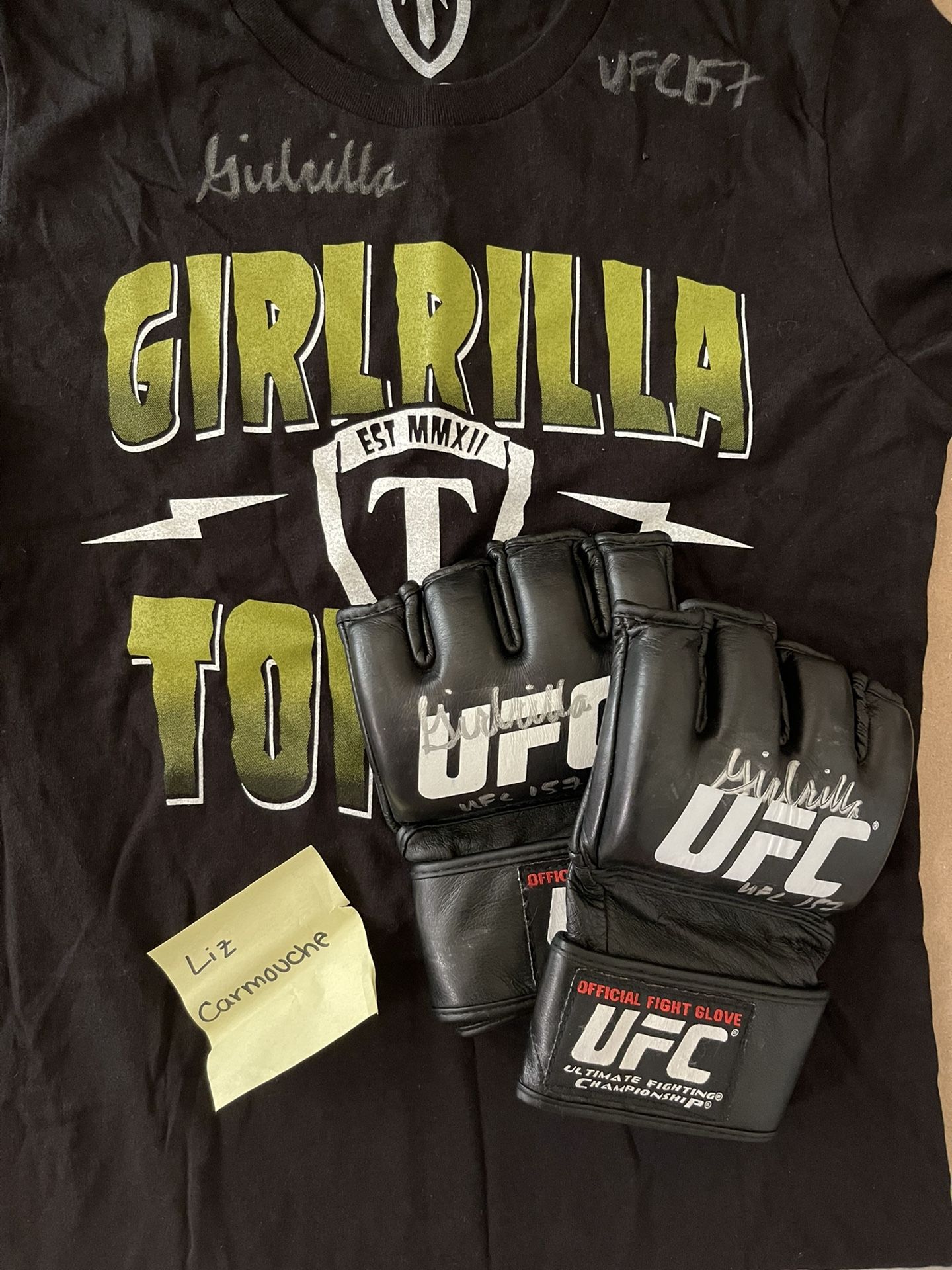 Signed UFC Memorabilia
