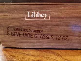 Golden Garden Libby Vintage Glasses Thumbnail