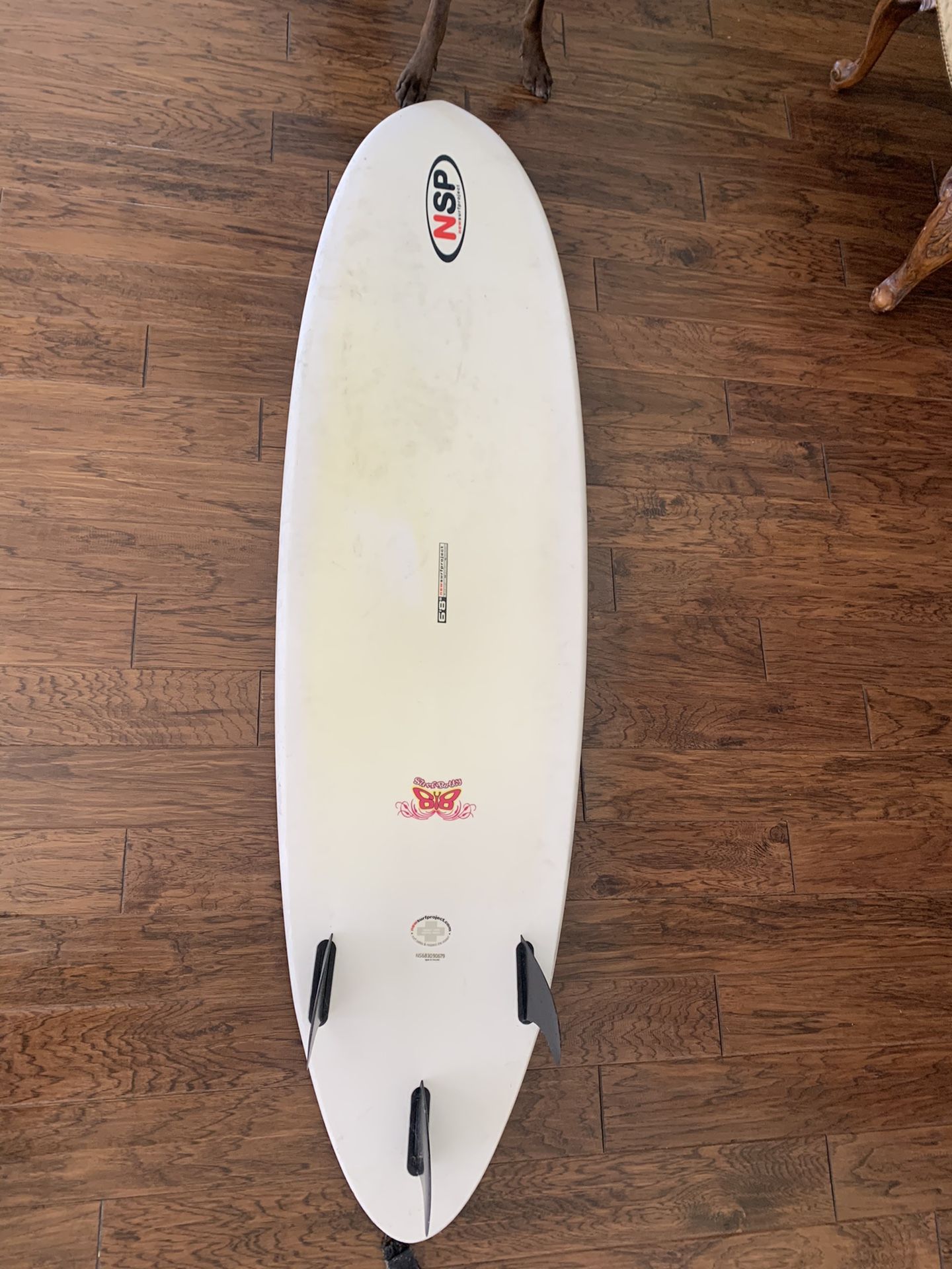 6’8” NSP Surfboard