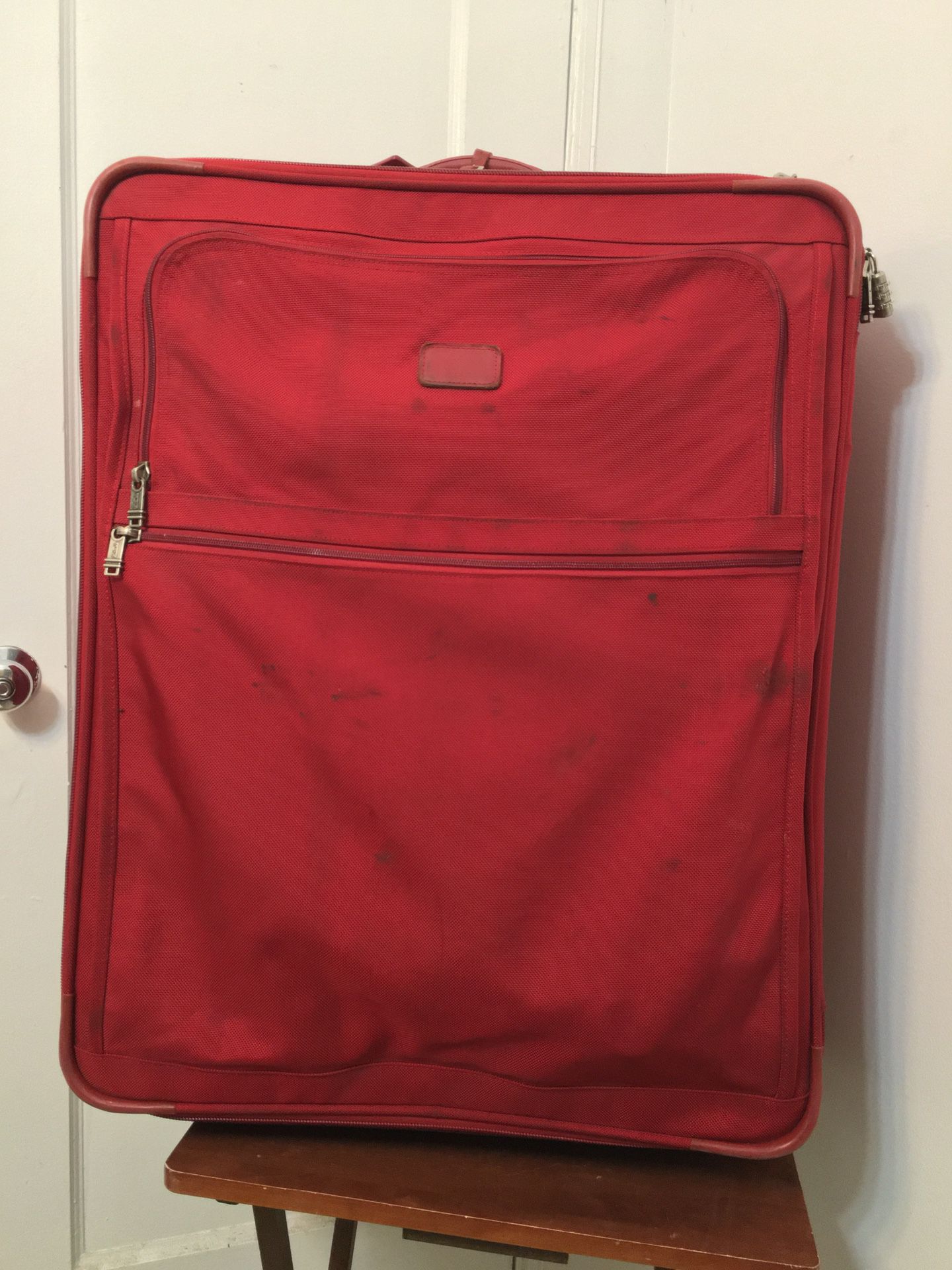 Tumi Luggage And  Garment bag Attached Dimension 12x22x29